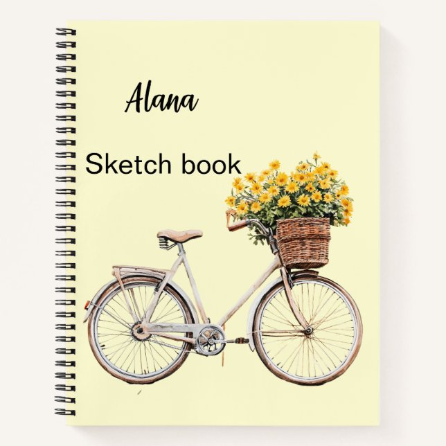 Italian Spring Clipart Notebook (Front)