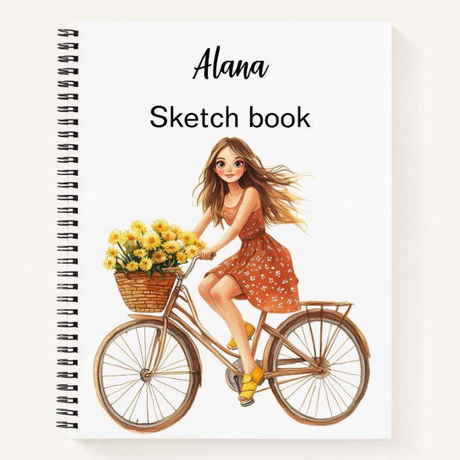 Italian Spring Clipart Notebook (Front)