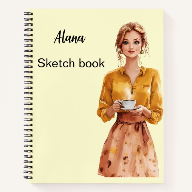 Italian Spring Clipart Notebook (Front)