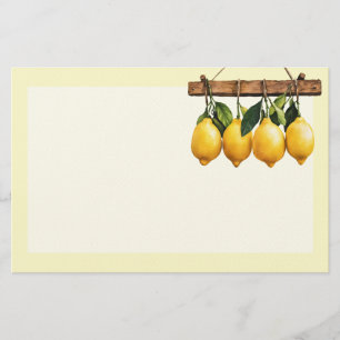 Italian Spring Clipart Stationery