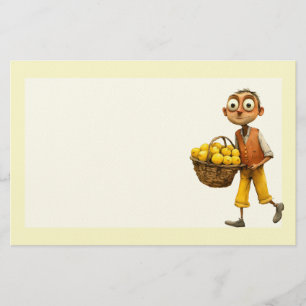 Italian Spring Clipart Stationery