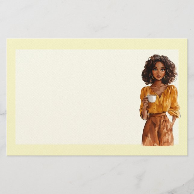 Italian Spring Clipart Stationery (Front)