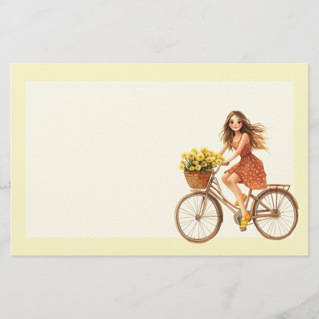 Italian Spring Clipart Stationery (Front)