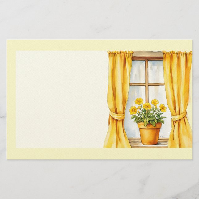 Italian Spring Clipart Stationery (Front)