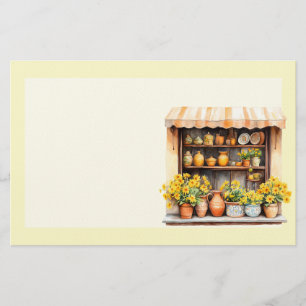 Italian Spring Clipart Stationery