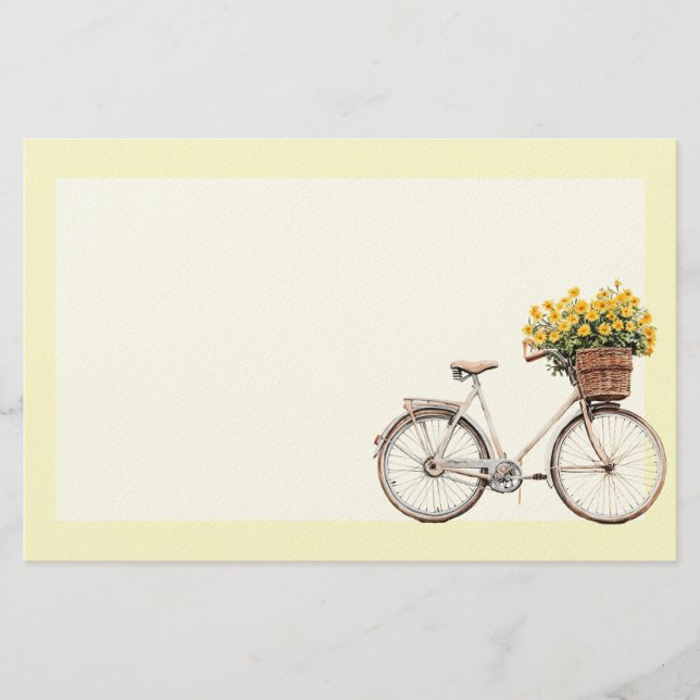 Italian Spring Clipart Stationery (Front)