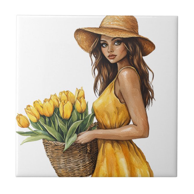 Italian Spring Clipart Tile (Front)