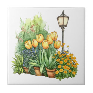 Italian Spring Clipart Tile