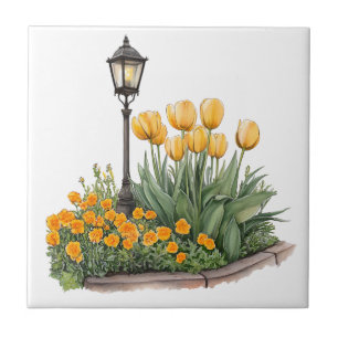 Italian Spring Clipart Tile