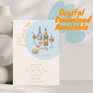 Italian Spritz Birthday Invitation  