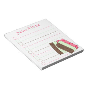 Italian Spumoni Ice Cream Personalised To Do List Notepad