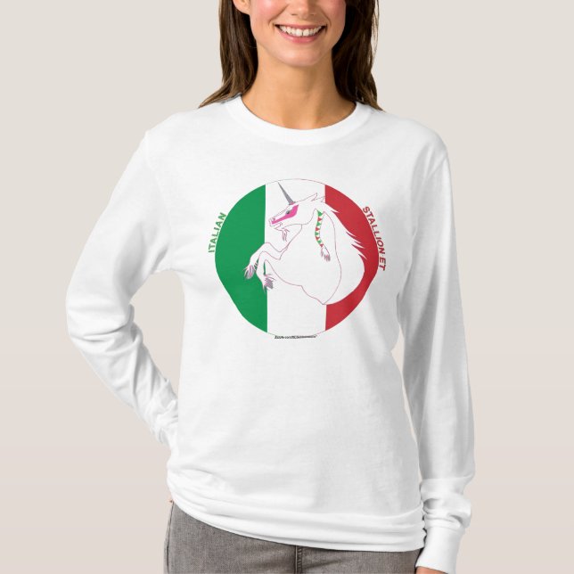 Italian Stallion-et Unicorn Hanes Nano T-Shirt (Front)