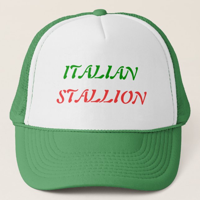 Italian Stallion Trucker Hat (Front)