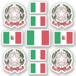 Italian state symbols / coat of arms and flag