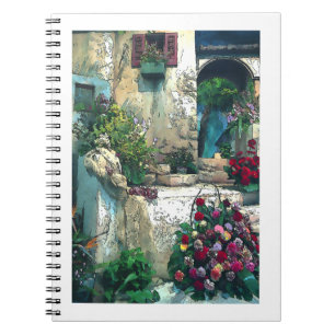 Italian Steps#2-Notebook Spiral Notebook