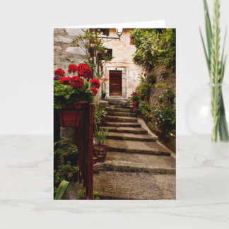Italian street - Greeting Card