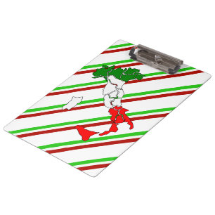 Italian stripes flag clipboard