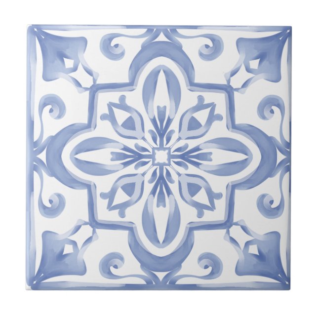 Italian style,blue,mediterranean tiles, tile (Front)