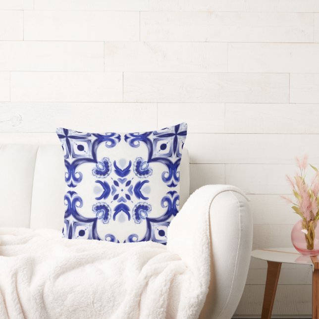 Italian style,majolica,tiles, cushion (Couch)