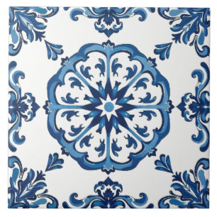 Italian style,Mediterranean,mosaic,blue, Tile