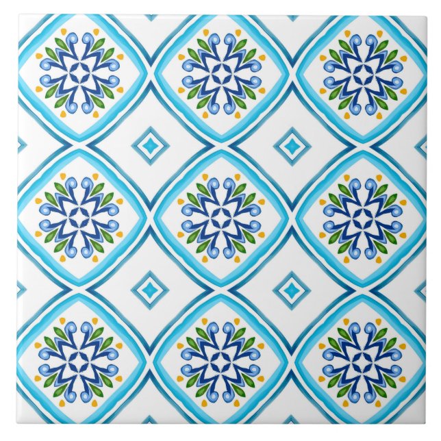 Italian style,tiles,majolica, All-Over Print Tile (Front)