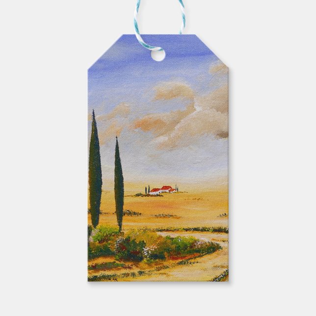 Italian Summer Gift Tags (Front)