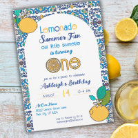 Italian Summer Lemonade Picnic 1st Birthday
