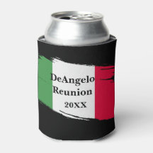 Italian Surname Name Custom Flag Colours Reunion