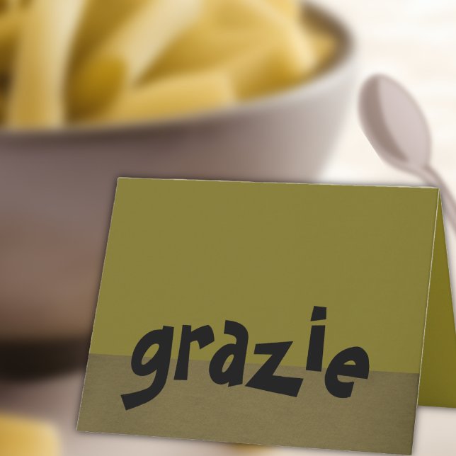 Italian Thank You Note Grazie (Creator Uploaded)