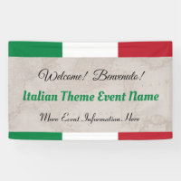  Italian Theme Event Welcome