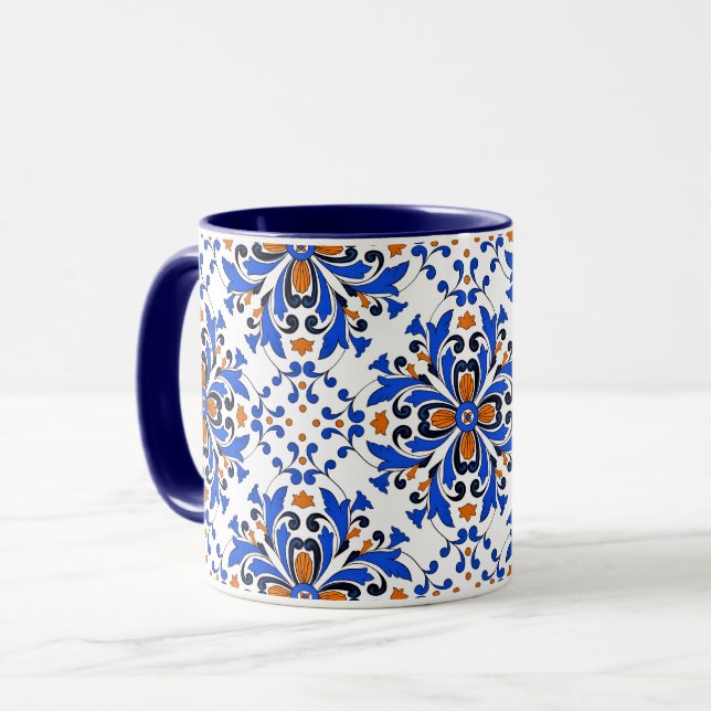 italian Tile Mug (Front Left)