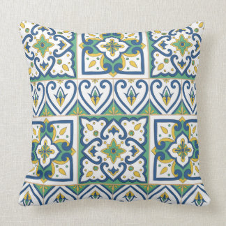 Italian Tile Pattern – Sicilian ceramic Cushion