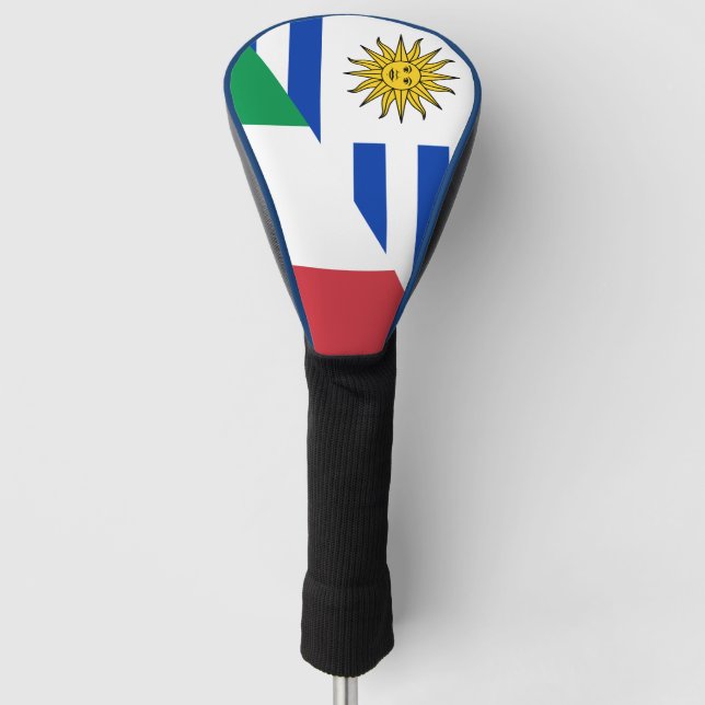 Italian Uruguayan flag Golf Head Cover (Front)