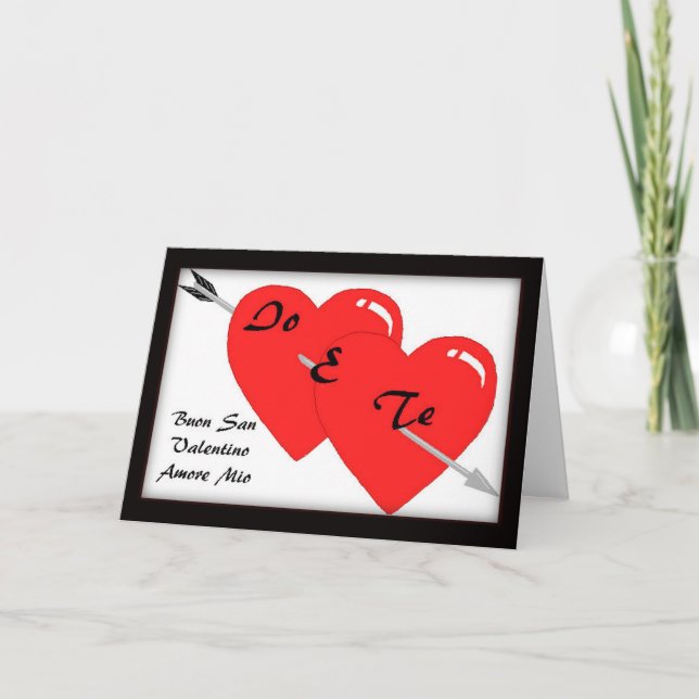Italian Valentine's Day Card (Front)