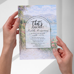Italian Varenna That’s Amore Bridal Shower Invitation