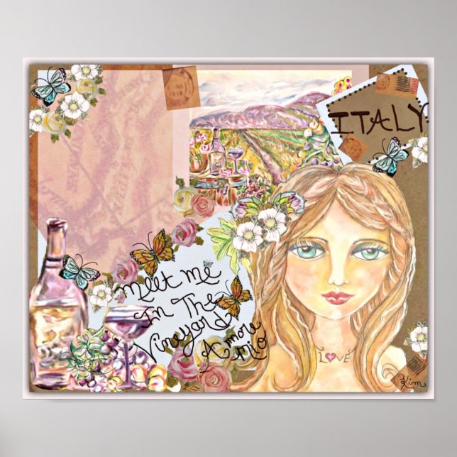 ~Italian Vineyard Fantasy ~ Poster (Front)
