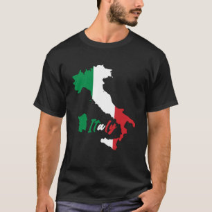Italian Vintage Flag Italy Pride Men Women Kids T-Shirt