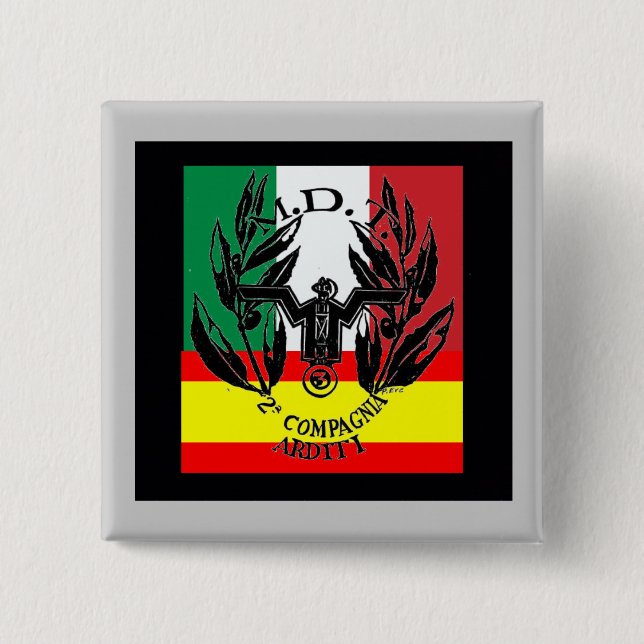 Italian volunteer group spanish civil war 15 cm square badge (Front)