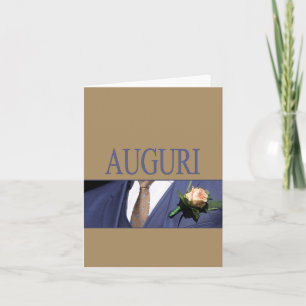 italian wedding congratulations card