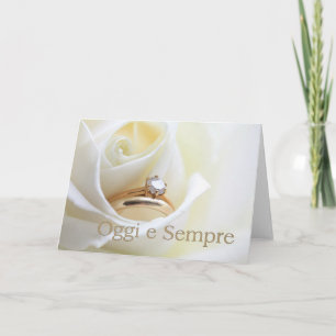 italian wedding congratulations card