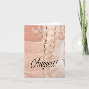 italian  wedding congratulations card