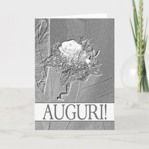 italian  wedding congratulations card