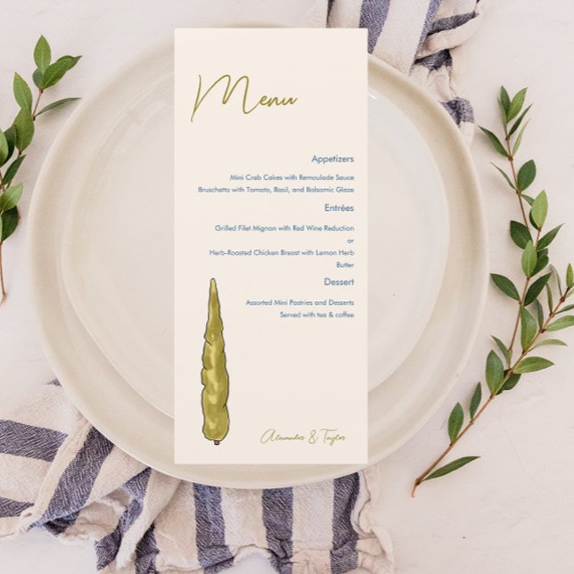 Italian Wedding Menu  (Creator Uploaded)
