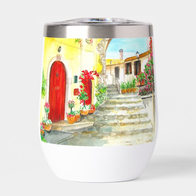 Italian Wine Glass (Front)