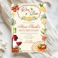 Italian Wine & Pasta Adult Birthday Party