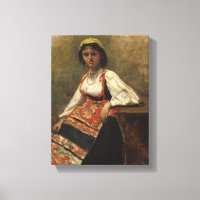 Italian Woman (La Morieri) by Corot