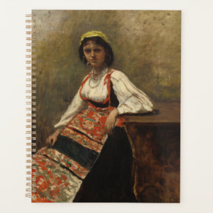 Italian Woman (La Morieri) by Corot Planner