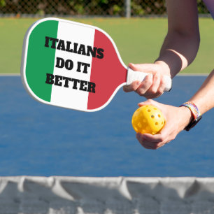 Italians do it better fun pickleball paddle racket