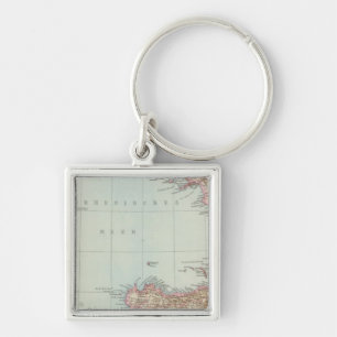 Italien sudliche Halfte, Map of South Italy Key Ring