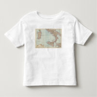 Italien sudliche Halfte, Map of South Italy